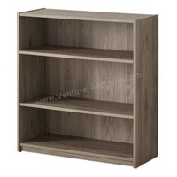 Mainstays 3-Shelf Bookcase, Rustic Oak