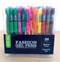 Fashion Gel Pens - Assorted Colors, 36ct
