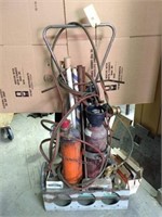 PORTABLE WELDING CART WITH TORCHES
