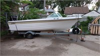 SEABREEZE, FUNCRAFT 17 FT BOAT & MOTOR WITH