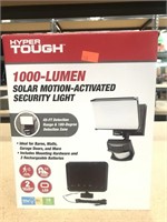 Solar motion security light 

New condition