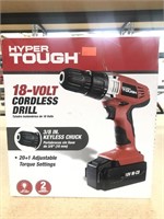 18 volt cordless drill working with charger