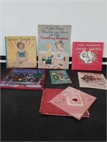 Old books in great shape and old Valentines Card