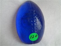 Fenton Blue Football Logo Paperweight