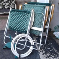 Lawn Chairs and Hose