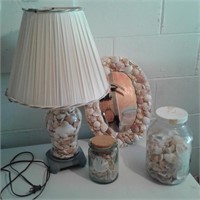 Lamp, Mirror  and Seashells
