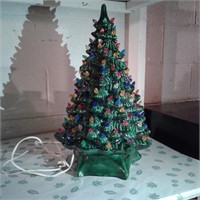 Ceramic Lighted Christmas Tree