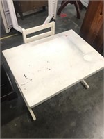 Small kids desk and chair