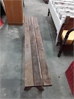 Picnic bench sturdy measures 58x18