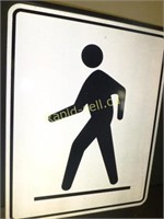 Caution - Pedestrians