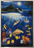 Wyland Giclee On Canvas, Ocean Calling