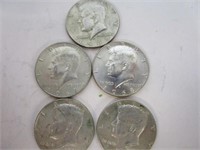 lot of (5) 1967, (2) 1969, (2) 1968 40% Silver