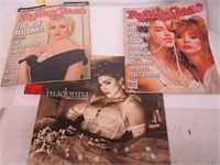 Madonna Rolling Stone Magazines  & vinyl record