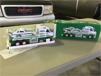 NIB Hess truck and dragster