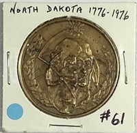 1976  North Dakota Centennial Medal