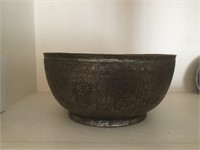 Arabic Metal Engraved Bowl