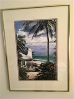 William Mangum Tropical Seaside Print