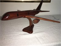 Solid Wood Airplane