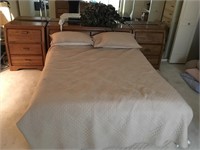Queen Bed with matching Nightstands