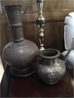2 Arabic Metal Vessels