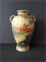 nippon hand painted vase