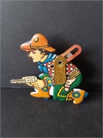 Toy cowboy clicker