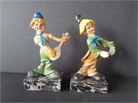 2 Comoy's Clown figurines
