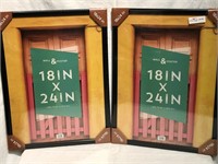 NEW: Two Wall and poster frames 18” x 24”.