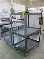 (4) Metal Shop Carts