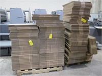 (2) Skids Assorted Corrugates Boxes