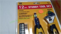 KC Professionals 12 Piece Stubby Tool Set