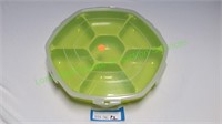 Plastic Relish Plate With Locking Lid