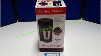 Single Cup Coffee Maker/with Reusable Filter