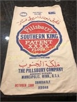 Pillsburry cloth 100 Lb. flour sack,
