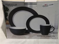 Pfaltzgraff every day dishes. Harmony charcoal 16