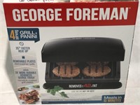 George foreman 4 serving grill Panini. Removable