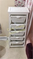 5 Drawers Whicker Organizer