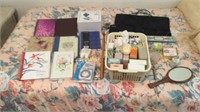 Assorted Note Books, Soaps, Travel Bags Etc