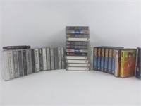 37 cassettes audio dont 12 vierges