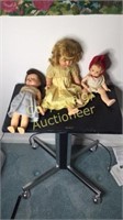 3 Old Dolls