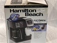 Hamilton Beach flex brew. Two way coffee maker,