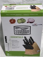 Chicago cutlery essentials knife block and 15