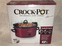 Crock Pot 6 Quart Slow Cooker with Locking Lid,