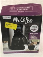 Mr. Coffee 12 cup programmable coffee maker, open