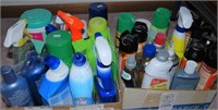 Large Lot Assorted Cleaning Supplies as Shown