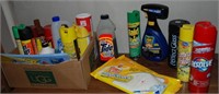 2 Boxes Assorted Cleaning & Laundry Supplies