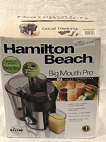 Hamilton Beach big mouth pro juice extractor.