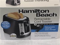 Hamilton Beach retractable cord toaster. Two