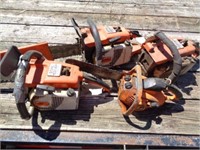 3 Stihl 031AV and Other Chain Saw