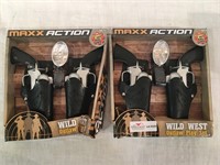 2 NEW Maxx Action Wild west outlaw playset,